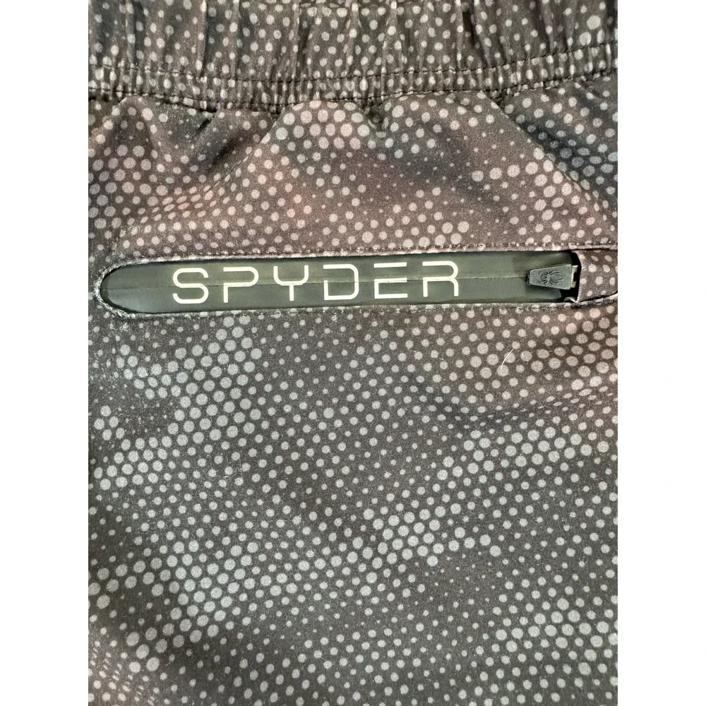 Spyder Swim Men's L Black Gray Camo Swim Trunks Board Shorts UV Protection H44